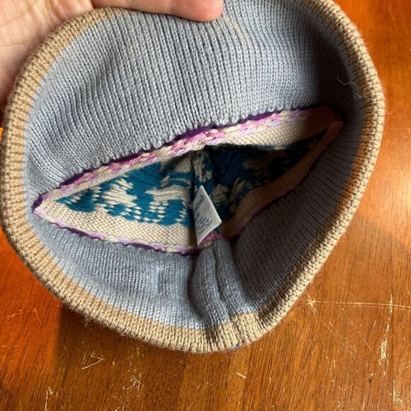 Mustash Hats 100% Wool Knit Nordic Beanie Tassel Alpine Ski Outdoors Fair Isle - Picture 4 of 9